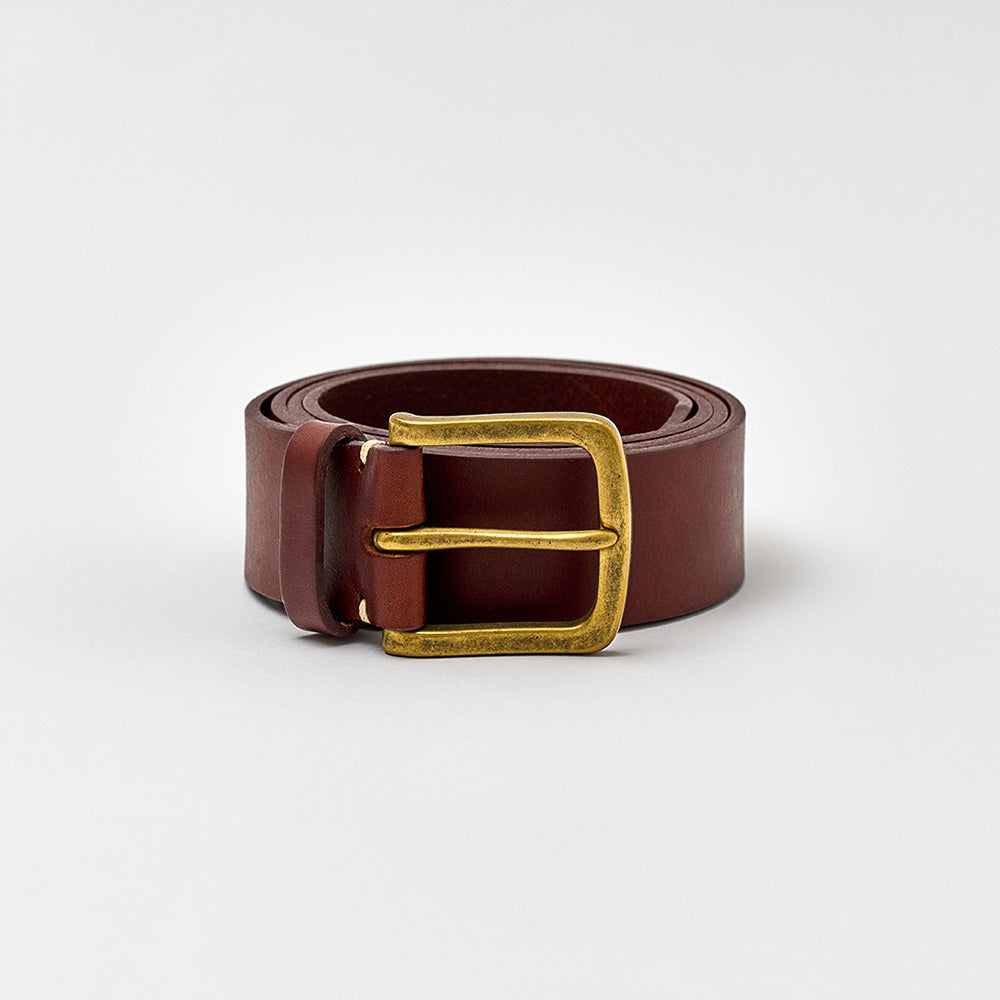 Aldwark Belt - Russet Brown / Brass