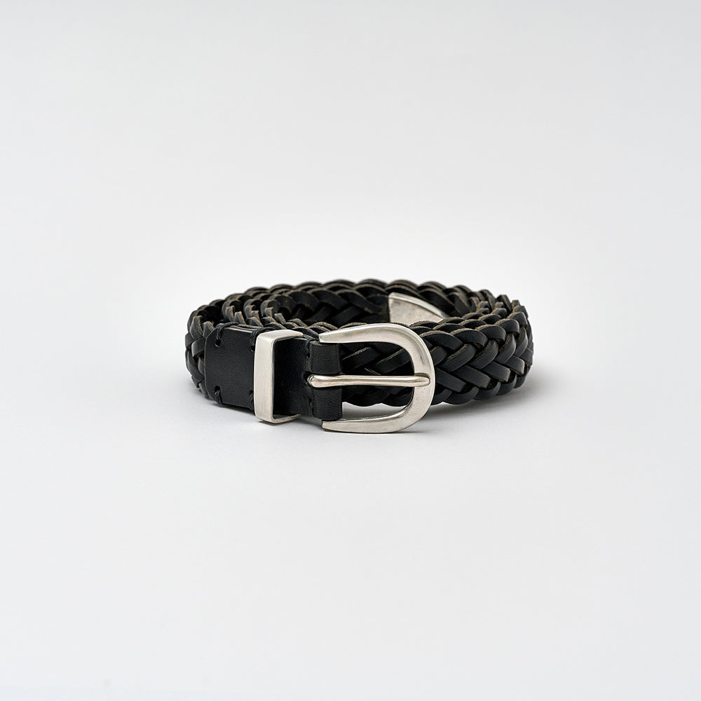 Baslow Belt - Pitch Black / Pewter | Awling display picture 1