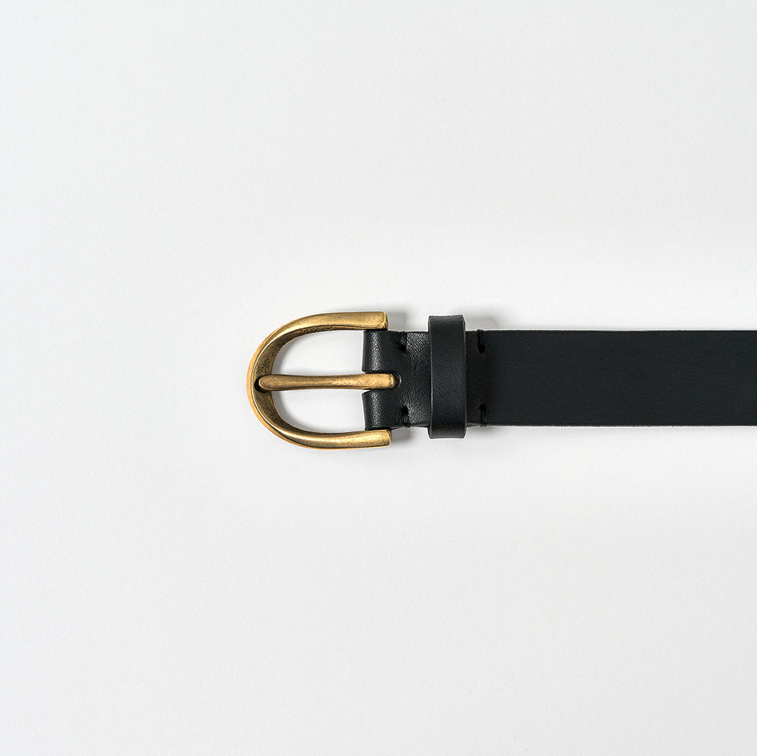 Parwich Belt - Pitch Black / Brass