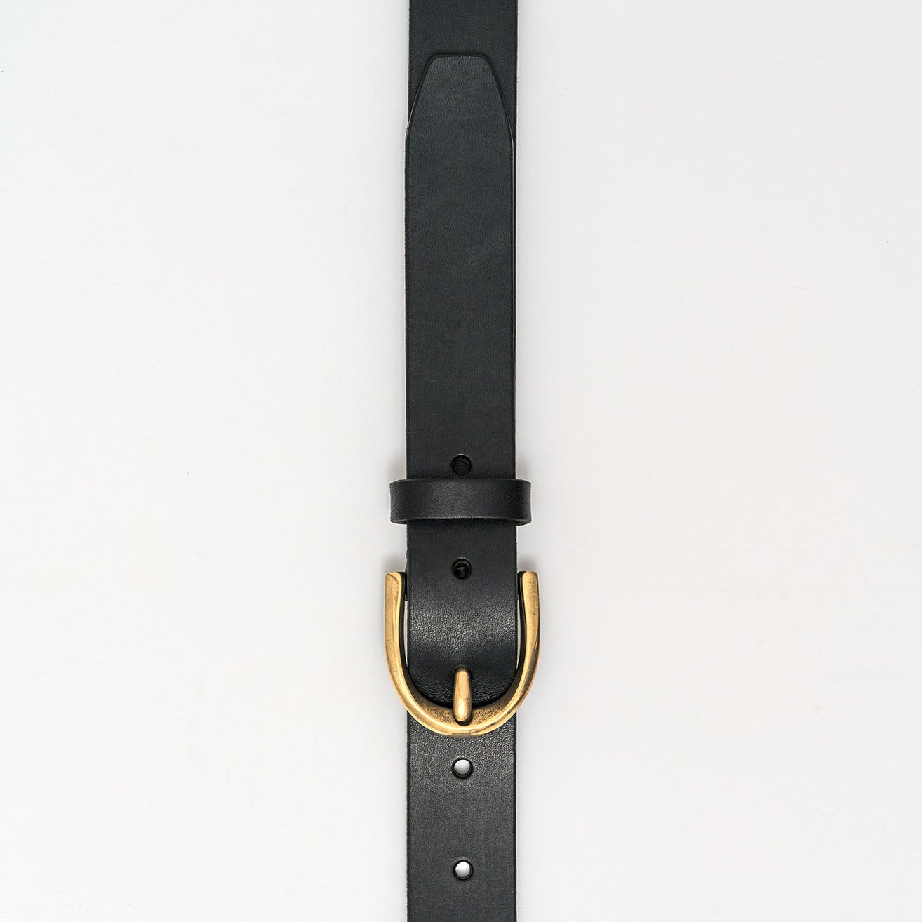 Parwich Belt - Pitch Black / Brass