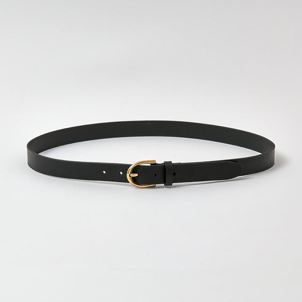 Parwich Belt - Pitch Black / Brass