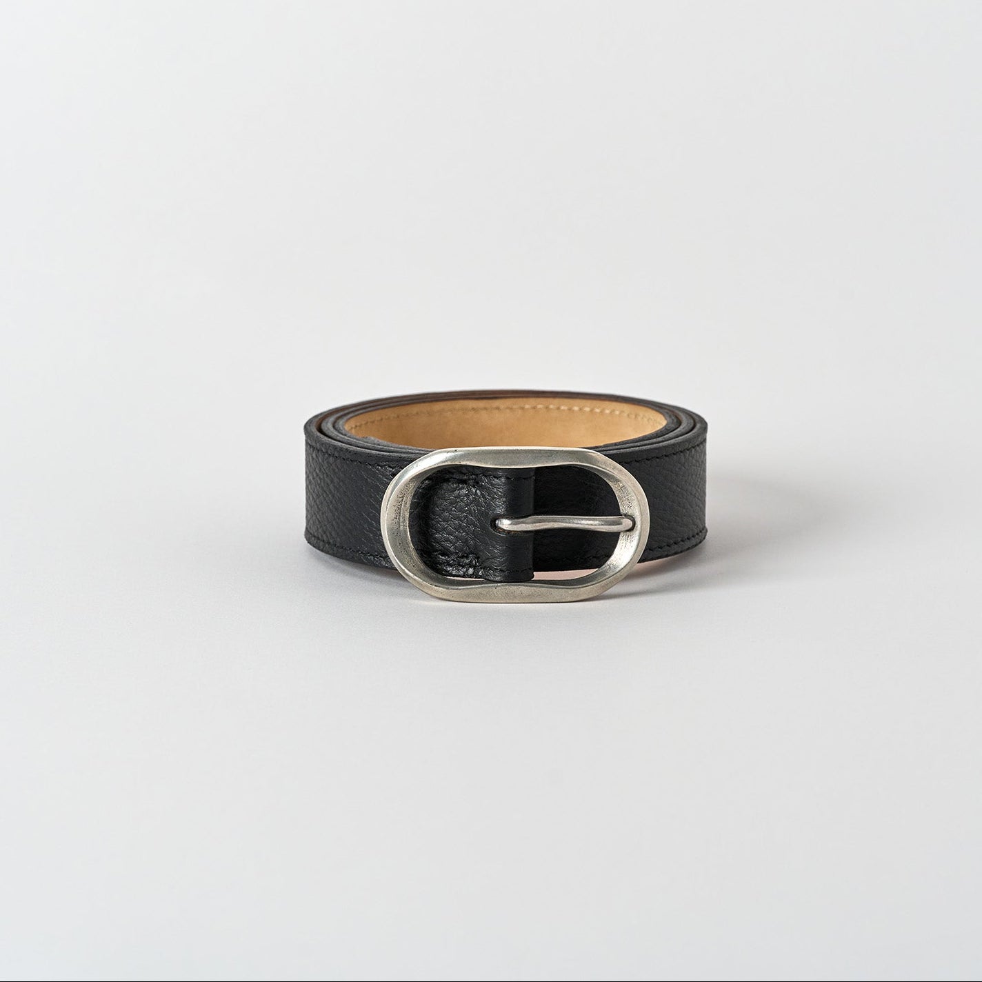 Pilsbury Belt - Pitch Black Pebble / Pewter