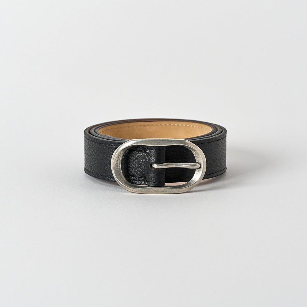 Pilsbury Belt - Pitch Black Pebble / Pewter | Awling