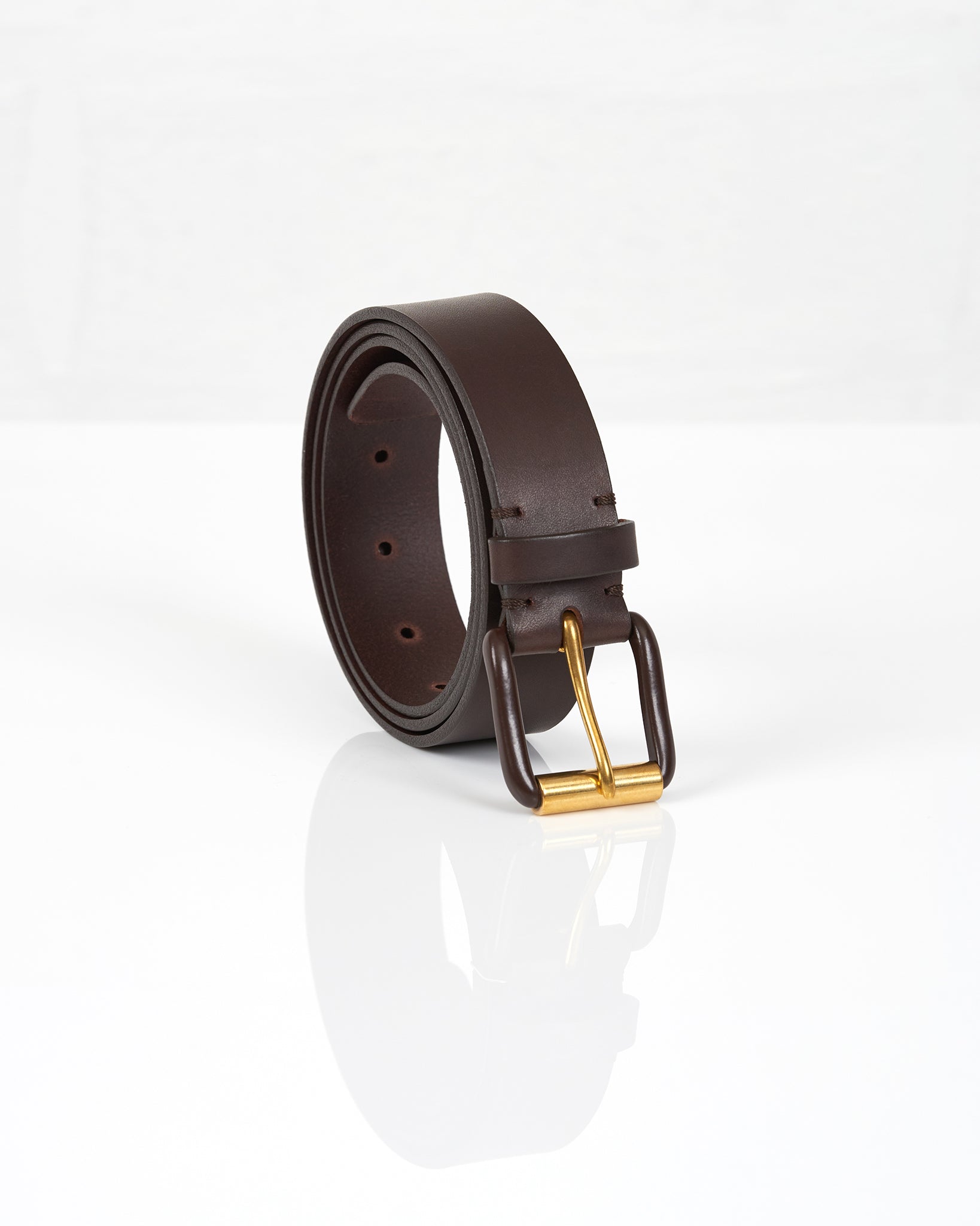 Modernist Exposed Belt - Chocolate Brown / Brown