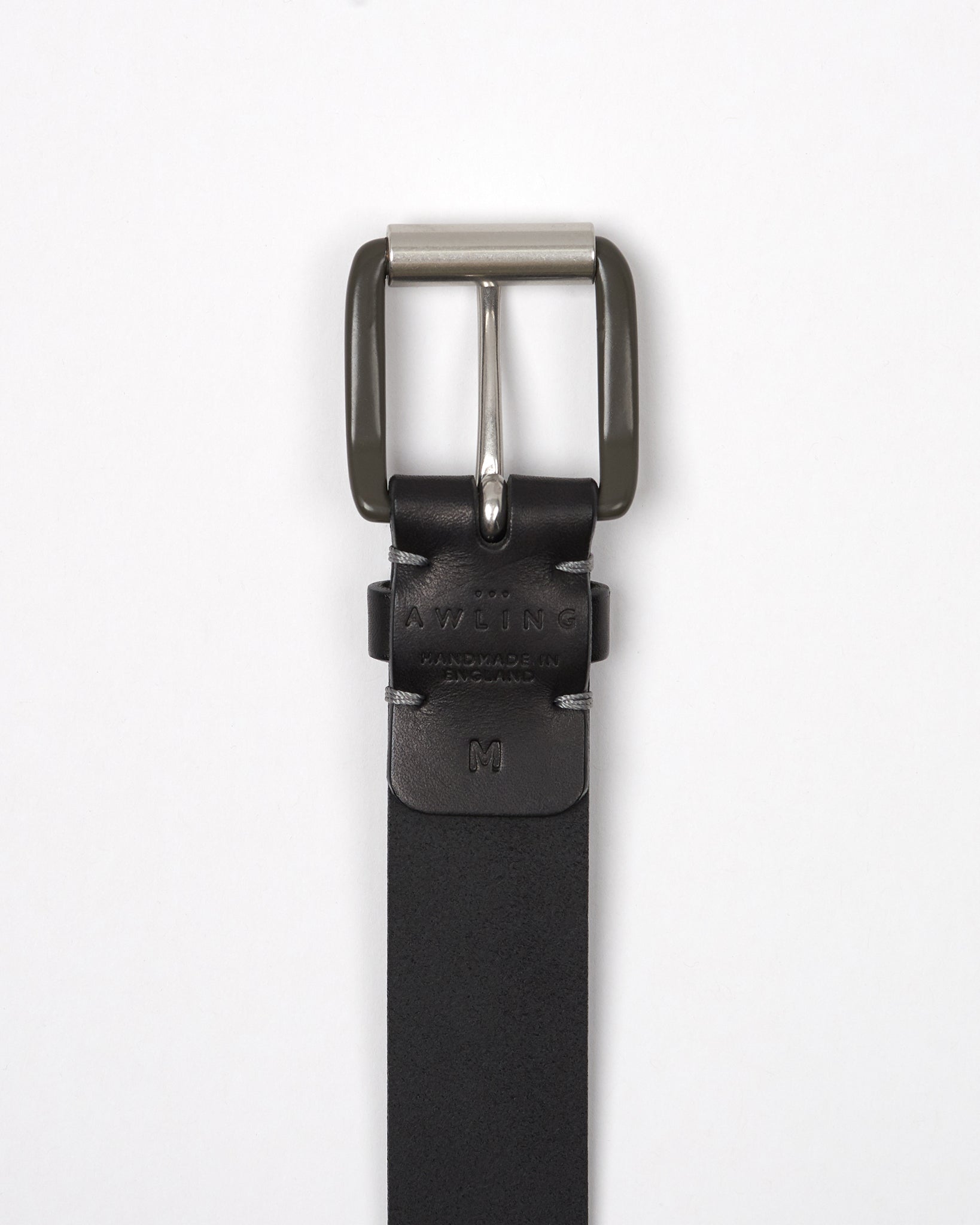 Modernist Exposed Belt - Pitch Black / Pewter