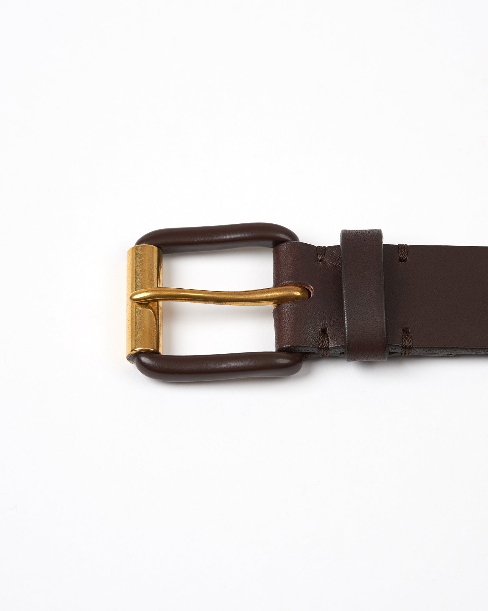 Modernist Exposed Belt - Chocolate Brown / Brown