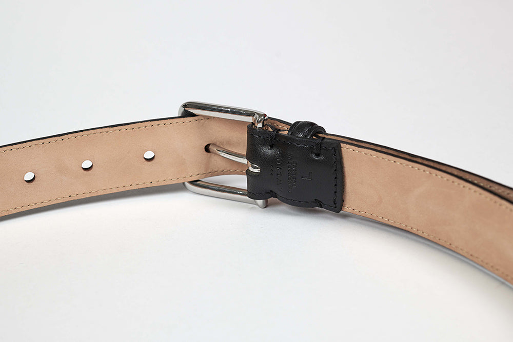 Edensor Belt - Pitch Black / Nickel