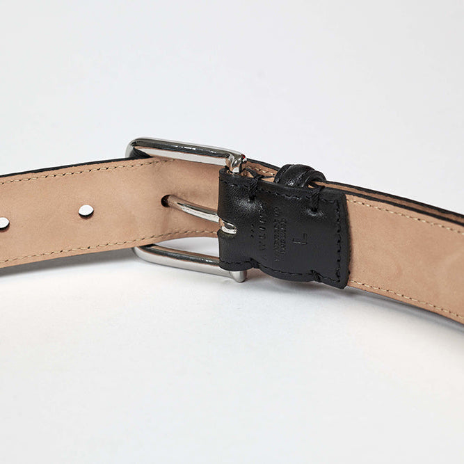 Edensor Belt - Pitch Black / Nickel