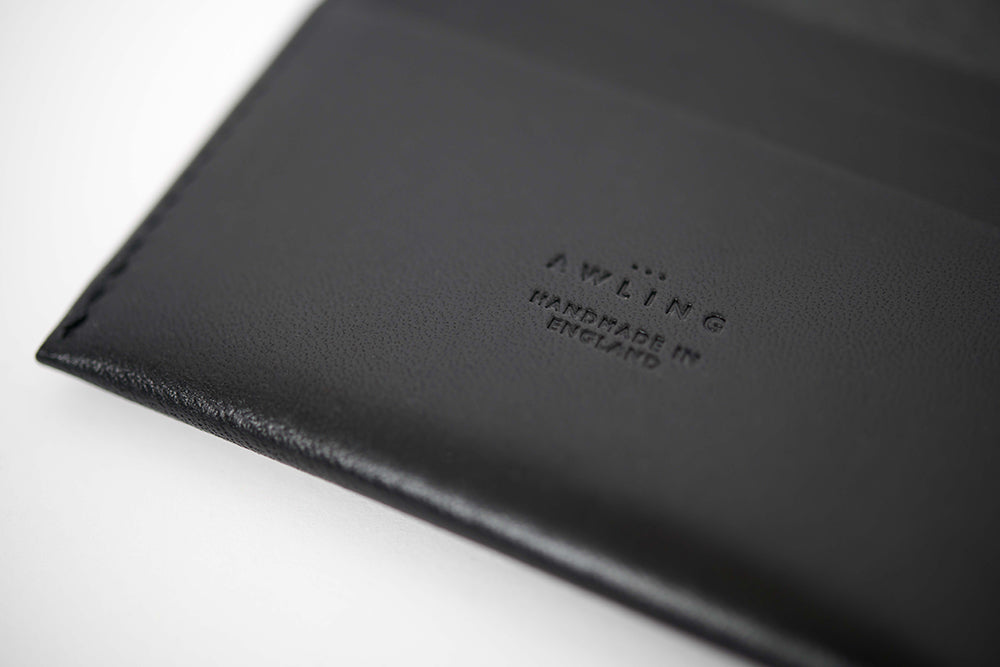 Folding Card Case - Pitch Black