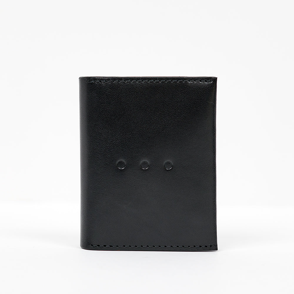 Folding Card Case - Pitch Black