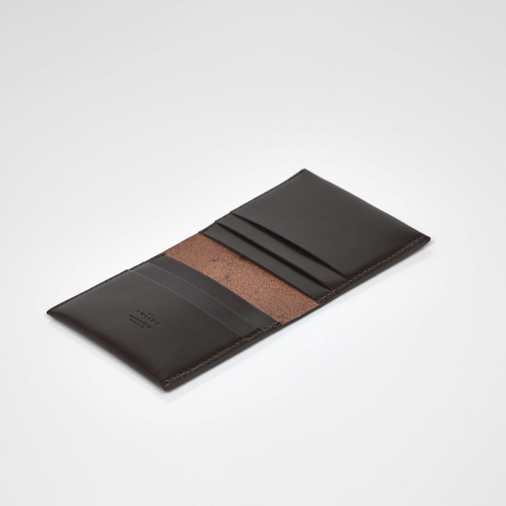 Folding Card Case - Walnut Brown