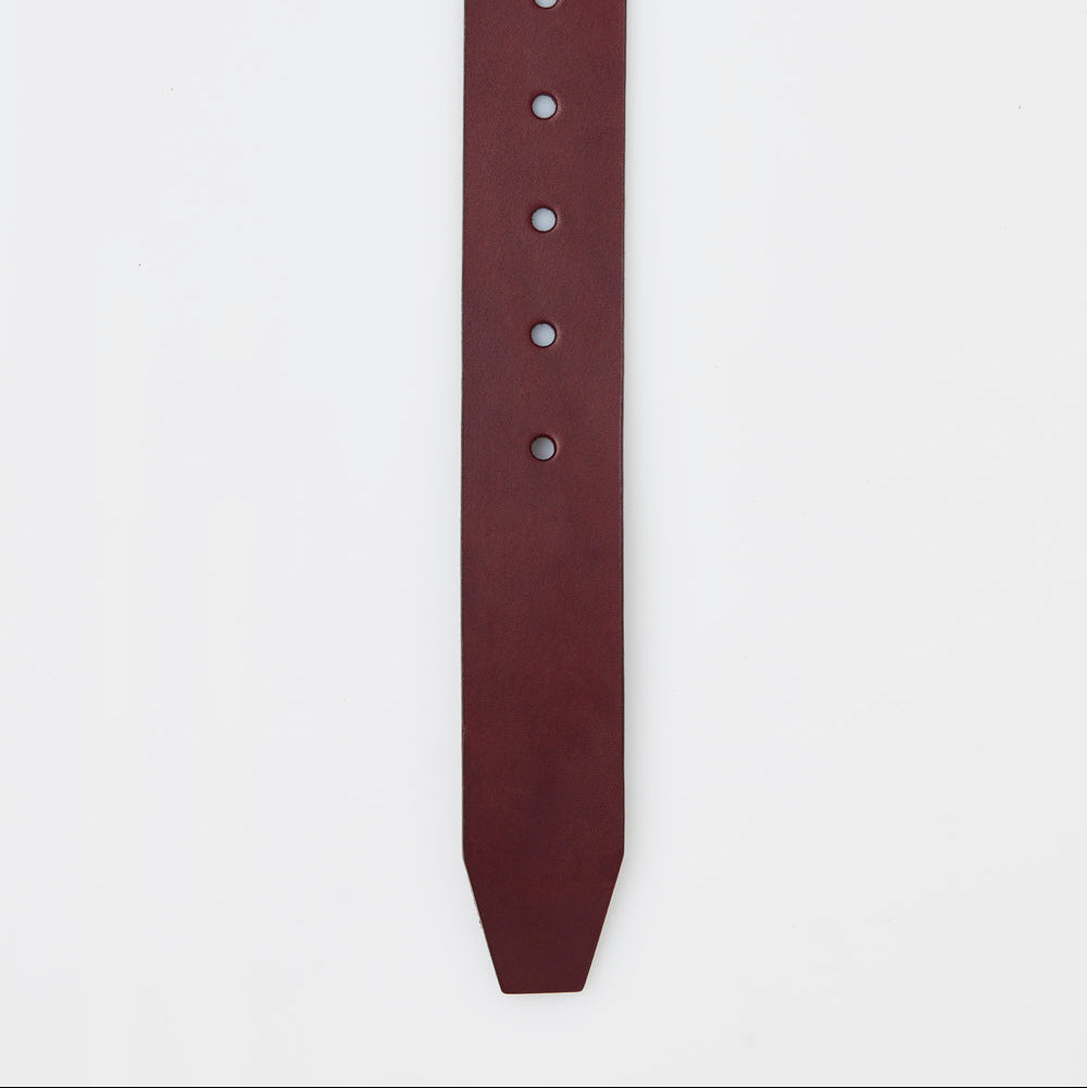 Aldwark Belt - Oxblood / Brass