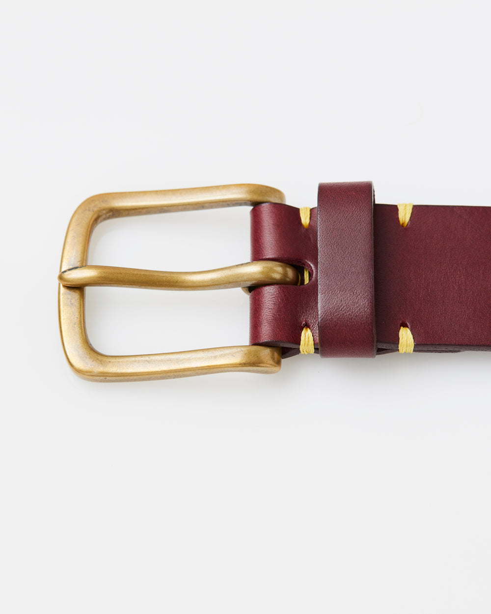 Aldwark Belt - Oxblood / Brass
