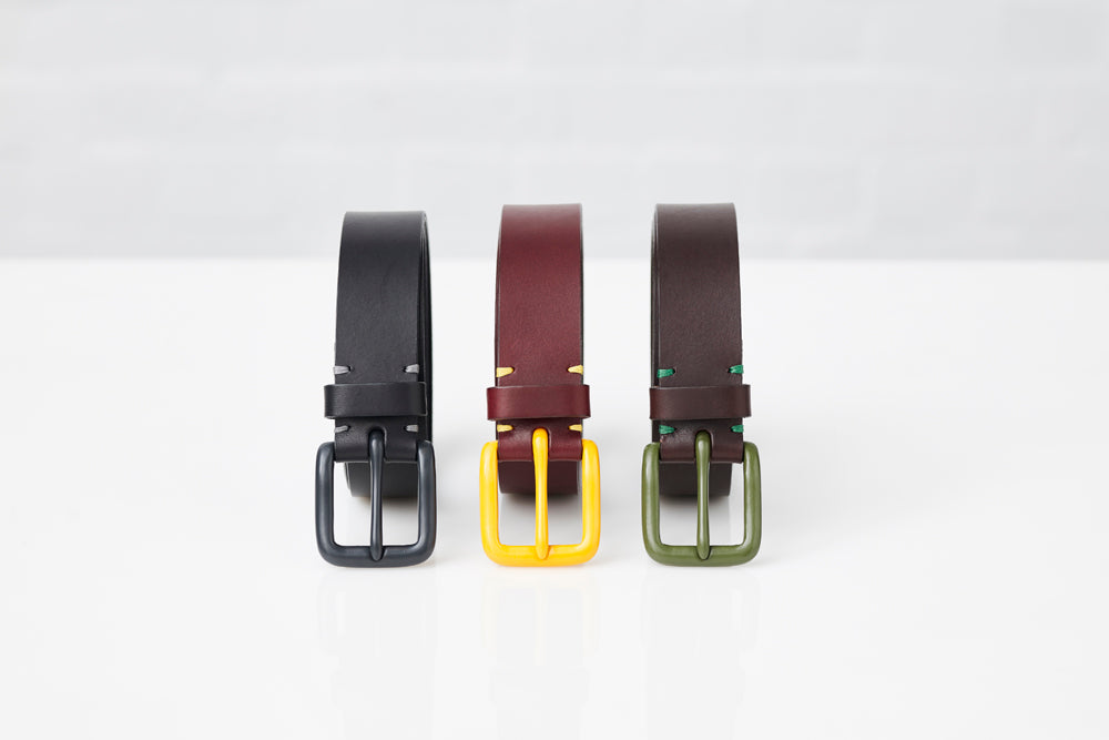 Modernist Belt - Walnut Brown / Olive