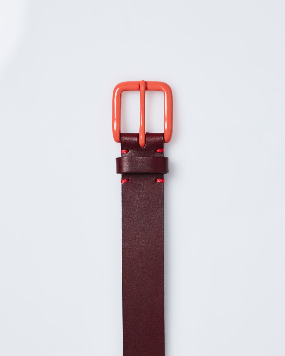 Modernist Belt - Oxblood / Terracotta