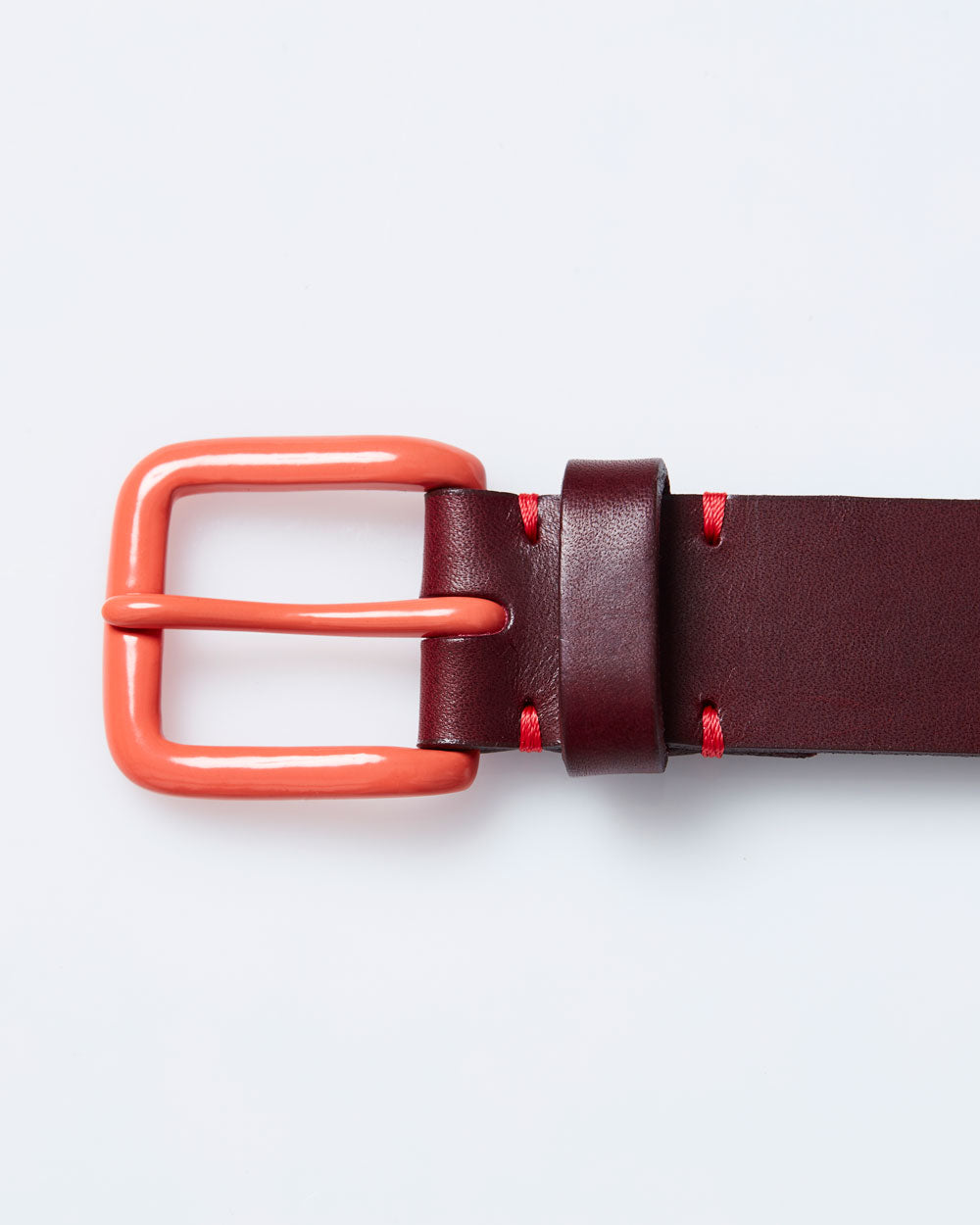 Modernist Belt - Oxblood / Terracotta