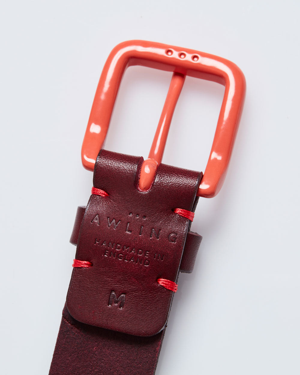 Modernist Belt - Oxblood / Terracotta