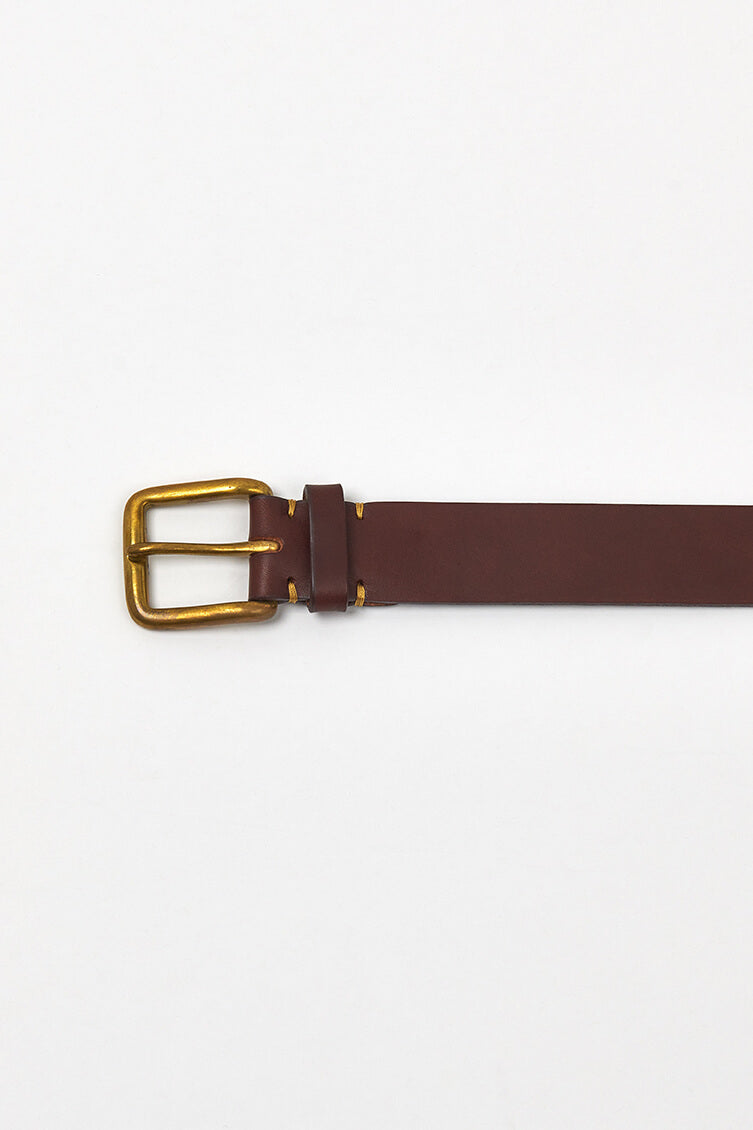 Bamford Belt - Russet Brown / Brass