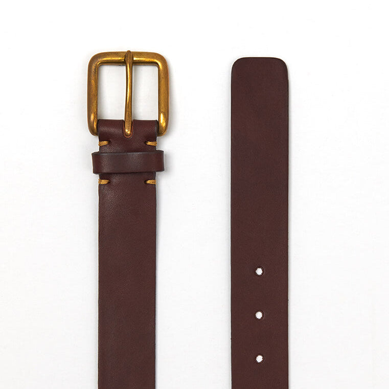 Bamford Belt - Russet Brown / Brass