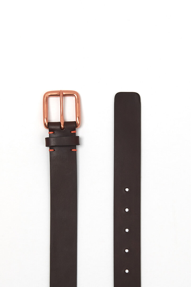 Modernist Belt - Walnut Brown / Copper