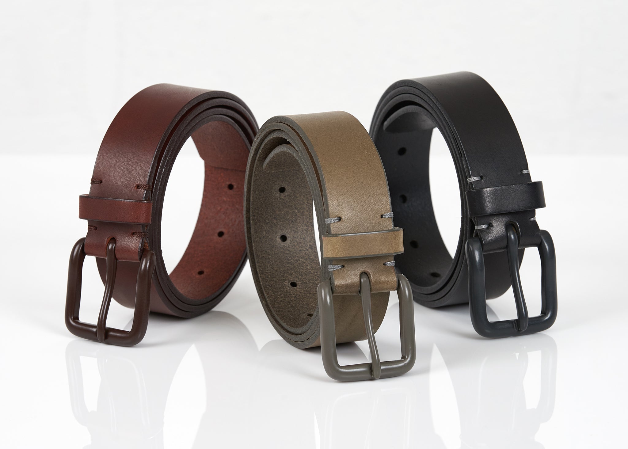 Modernist Belt - Pitch Black / Grey