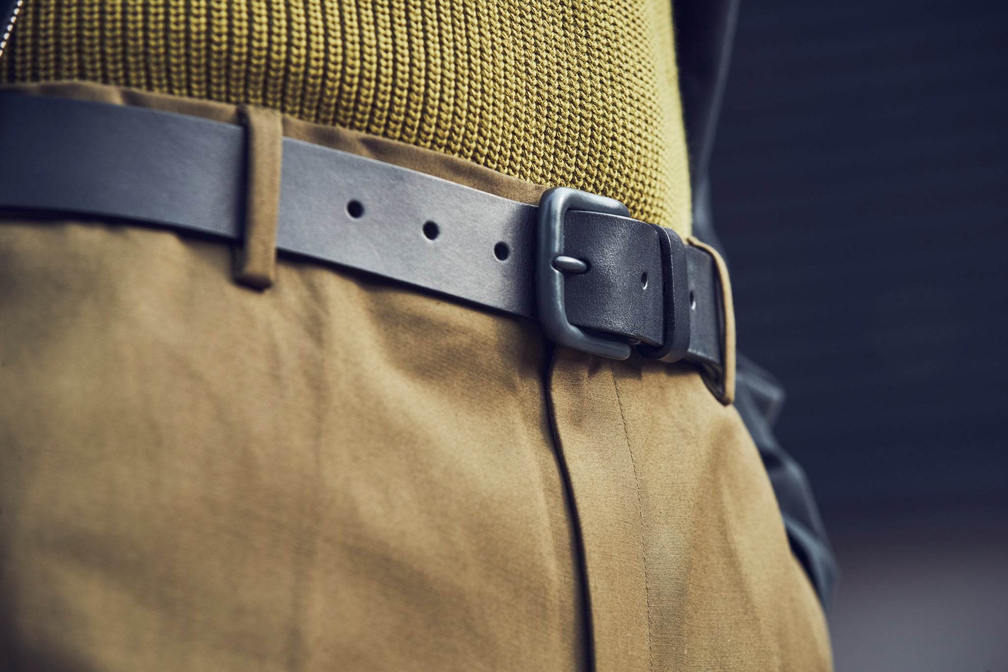 Modernist Belt - Pitch Black / Grey