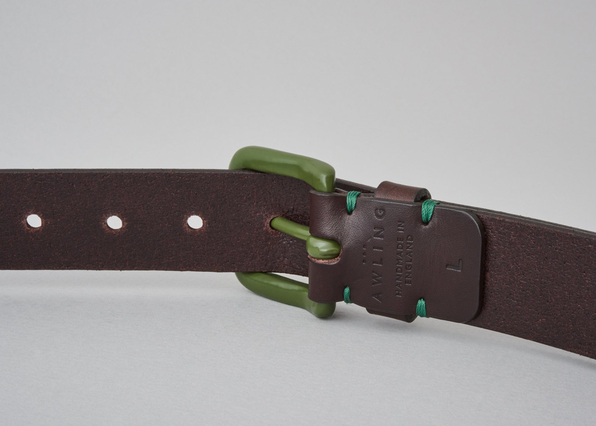 Modernist Belt - Walnut Brown / Olive