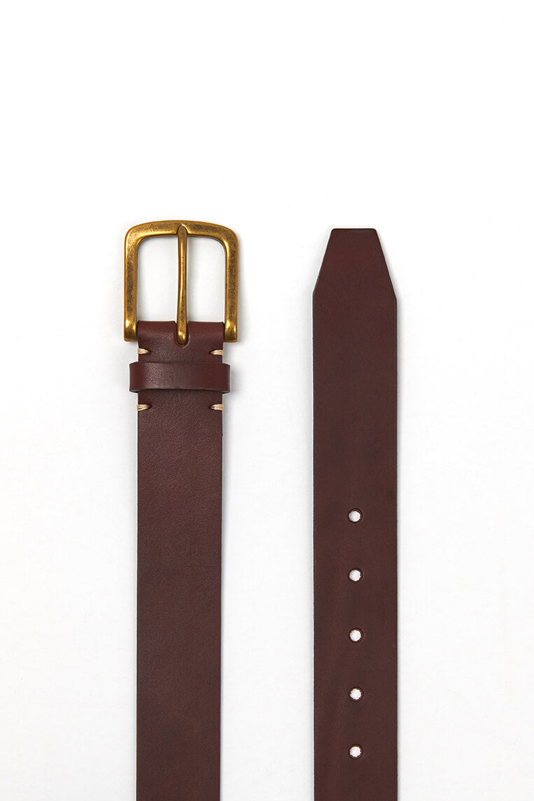 Aldwark Belt - Russet Brown / Brass