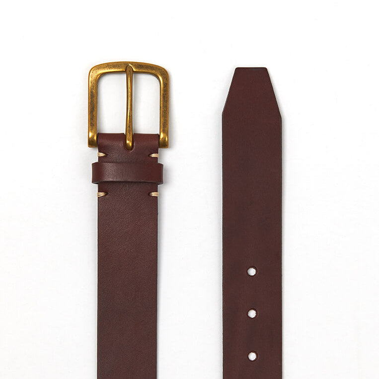 Aldwark Belt - Russet Brown / Brass