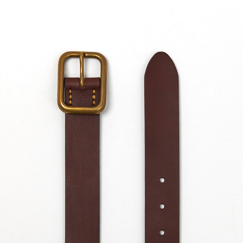 Winster Belt - Russet Brown / Brass