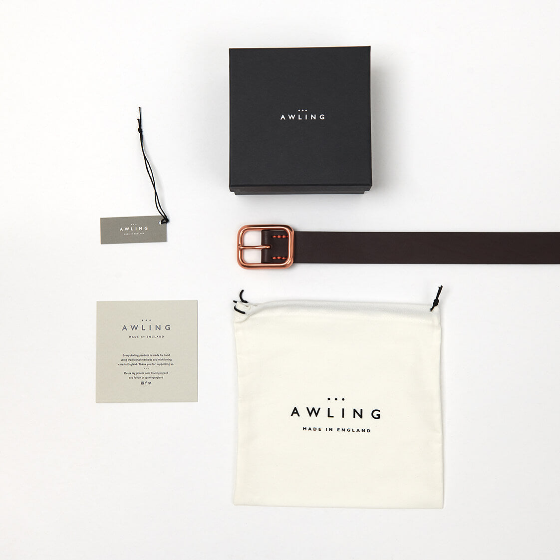 Winster Belt - Walnut Brown / Copper