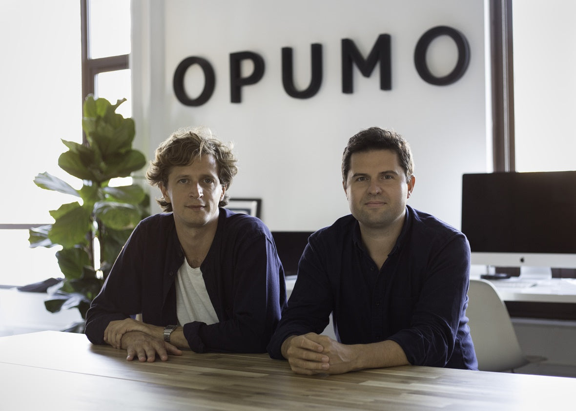 Harry Beattie Nick Ayoub founders of OPUMO