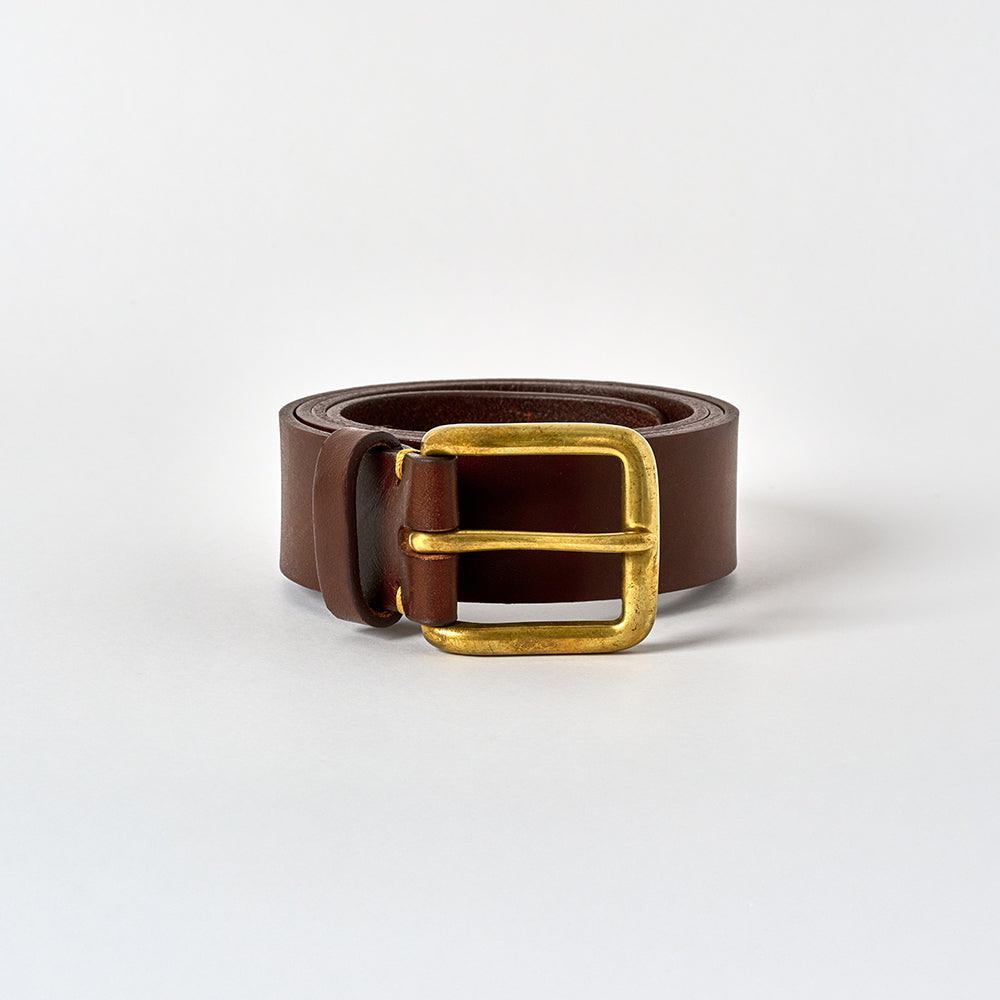 Bamford Belt - Russet Brown / Brass