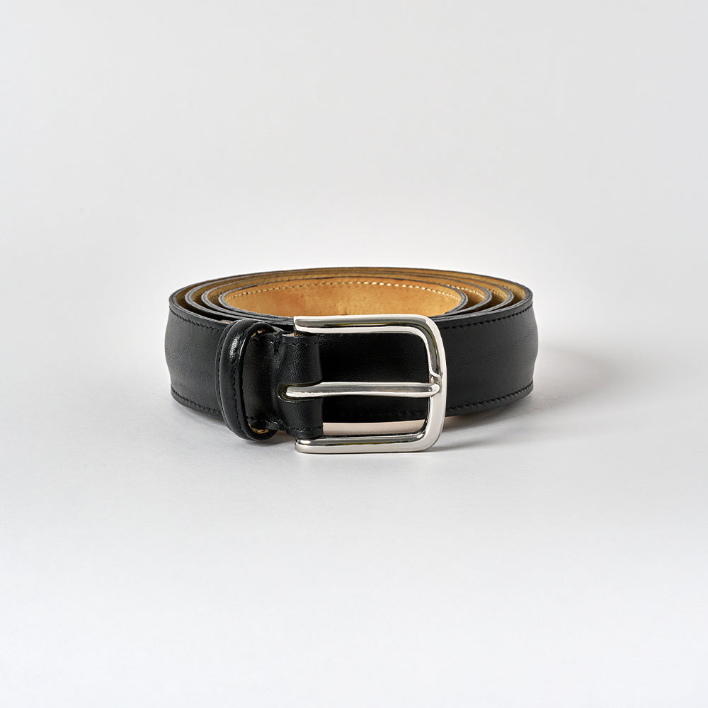 Edensor Belt - Pitch Black / Nickel | Awling
