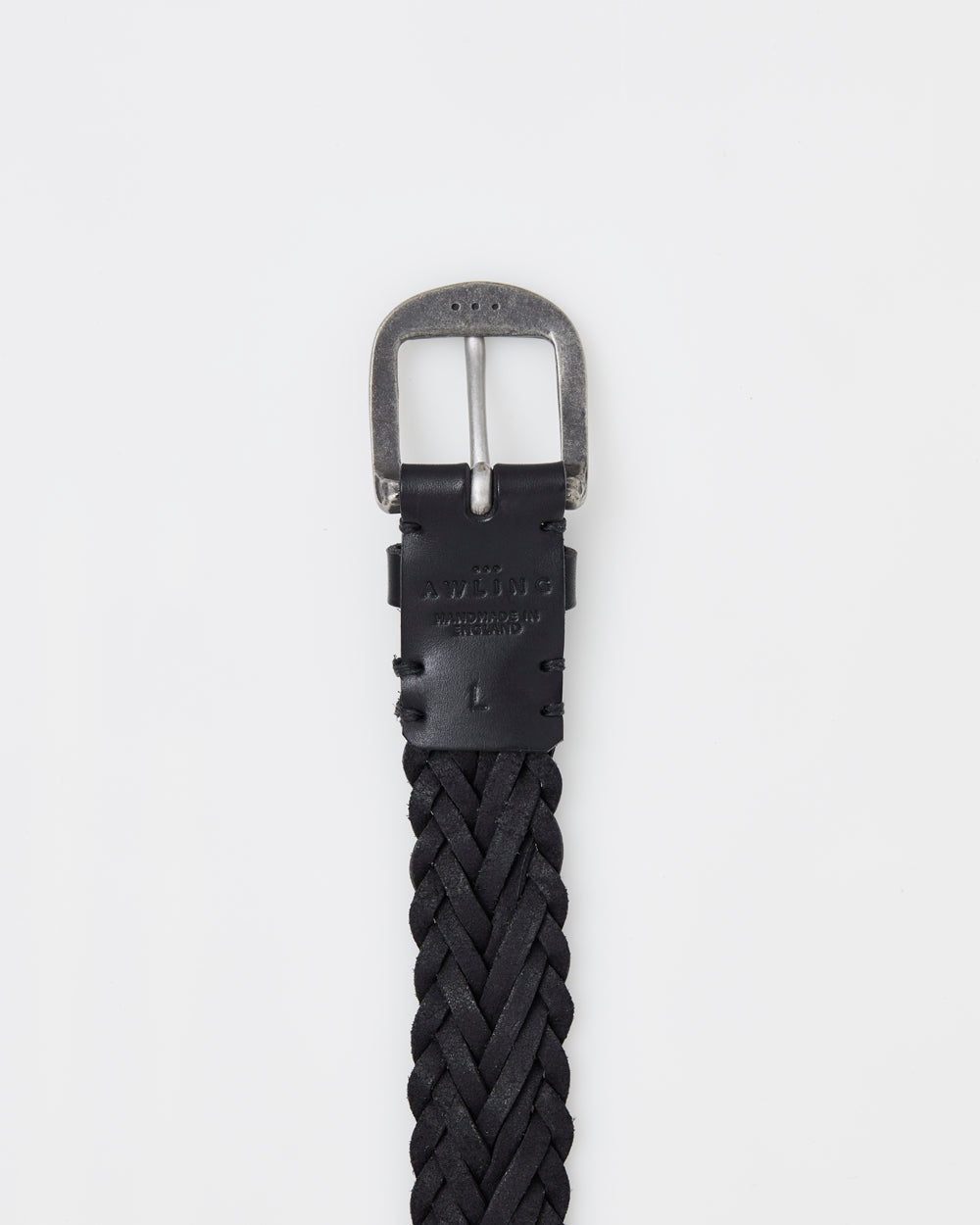 Curbar Belt - Pitch Black / Pewter