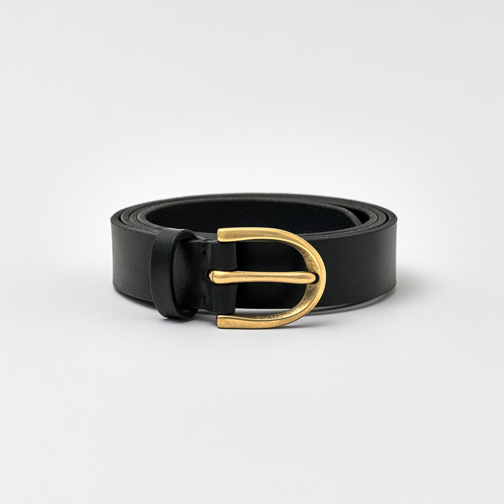 Parwich Belt - Pitch Black / Brass