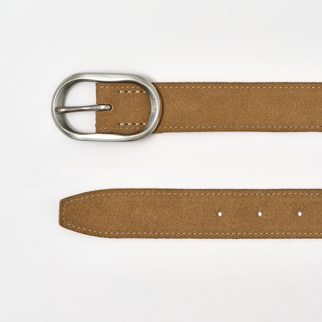 Pilsbury Belt - Desert Dunes Suede / Pewter