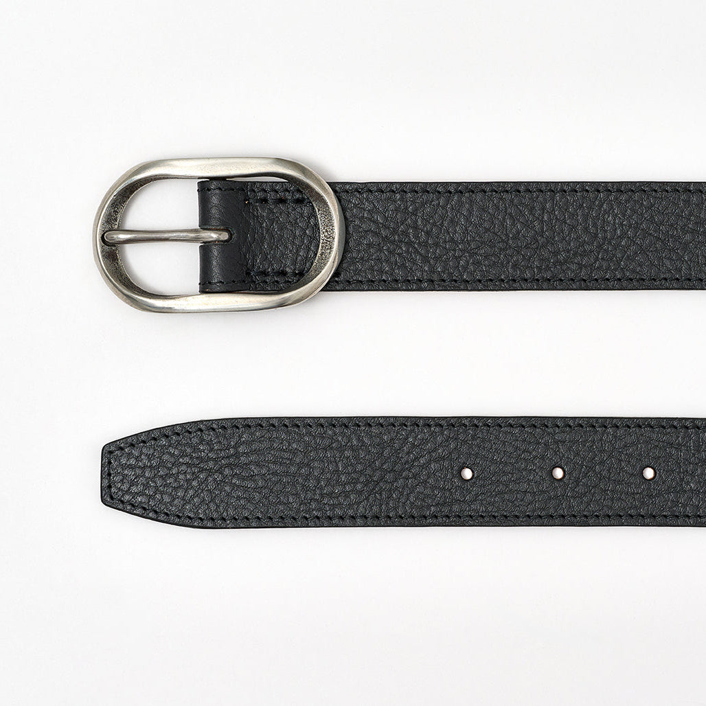Pilsbury Belt - Pitch Black Pebble / Pewter | Awling