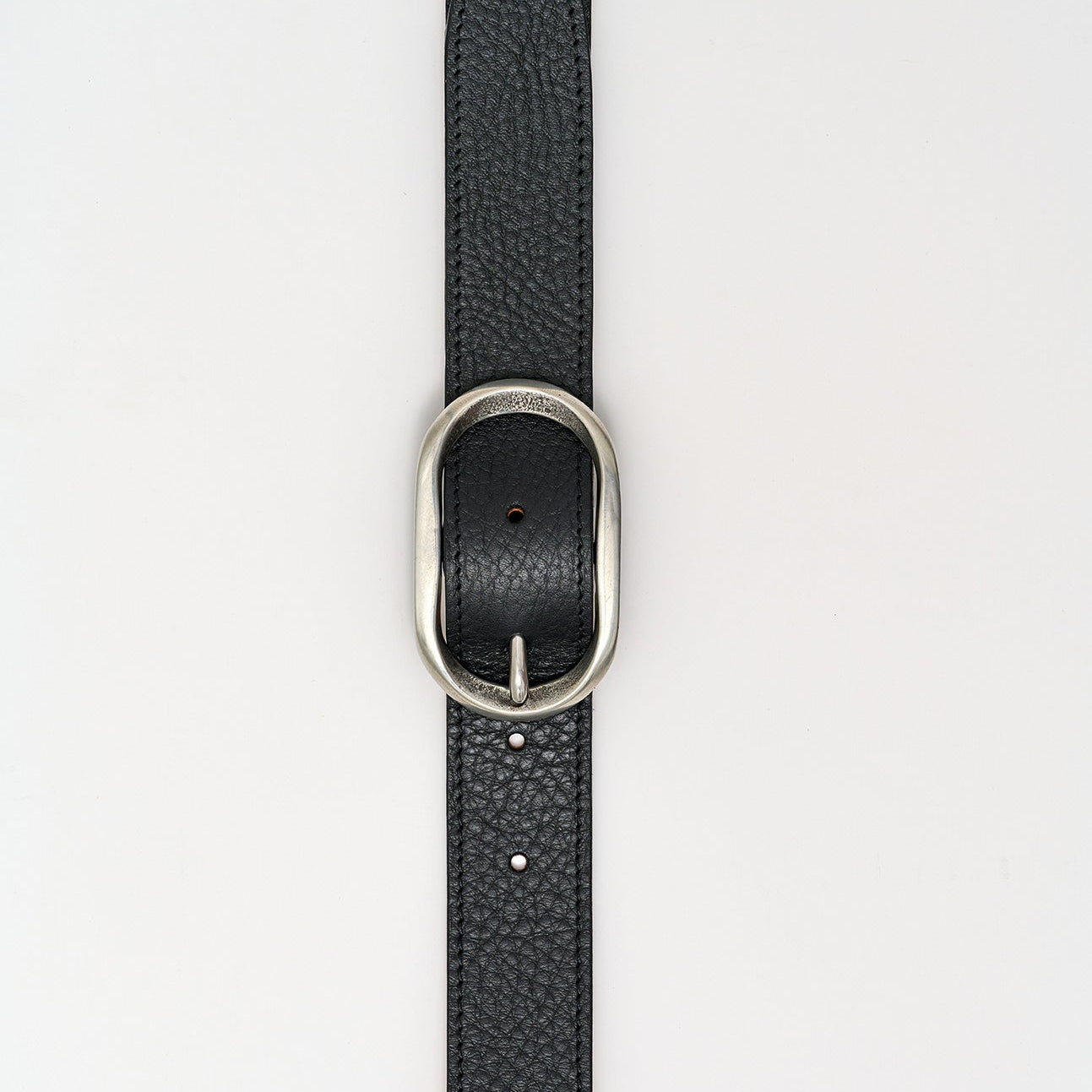 Pilsbury Belt - Pitch Black Pebble / Pewter