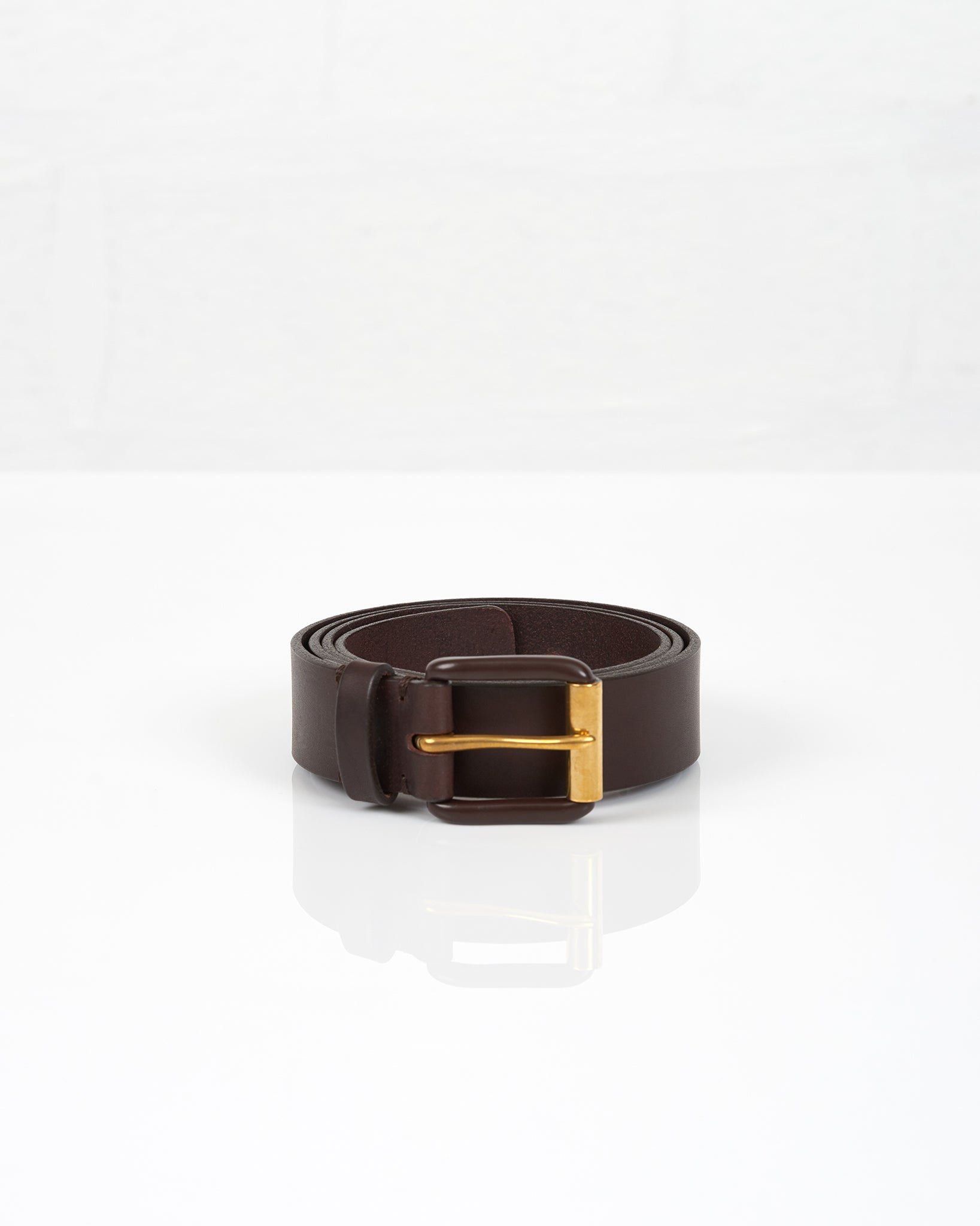 Modernist Exposed Belt - Chocolate Brown / Brown