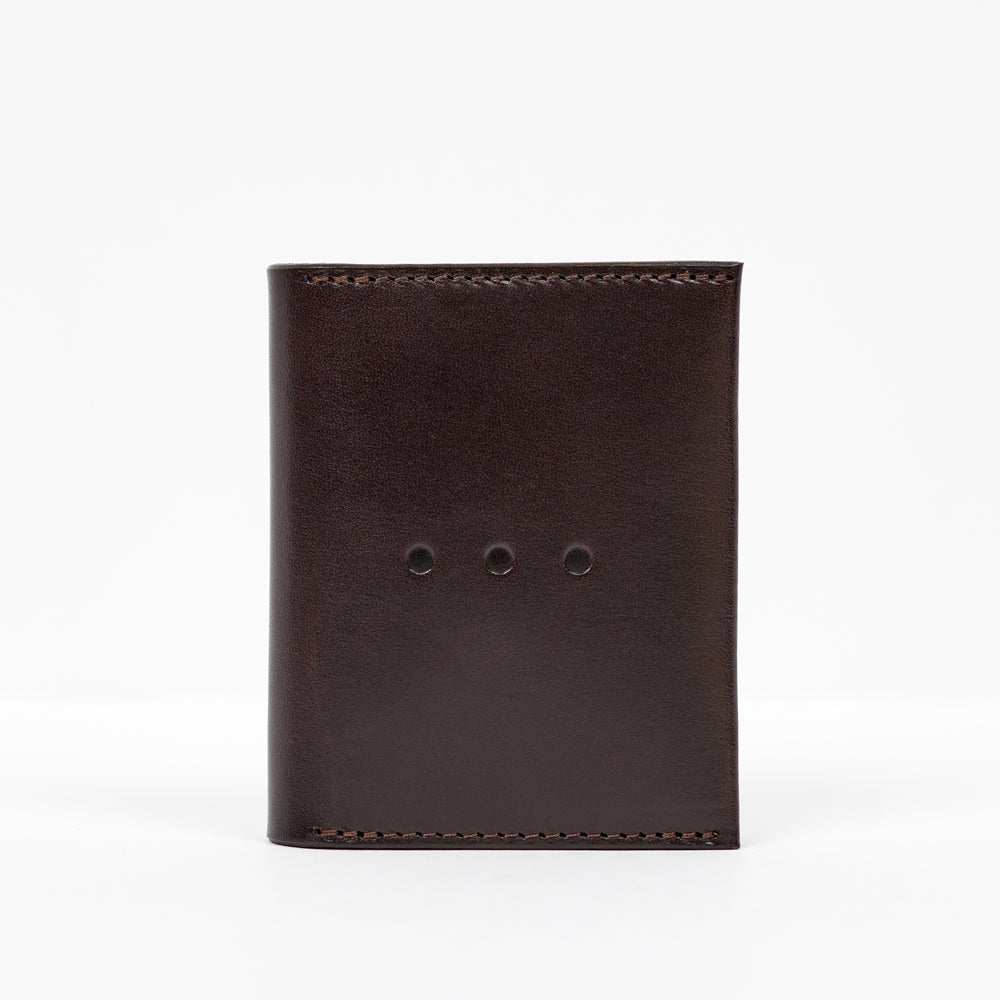 Folding Card Case - Walnut Brown