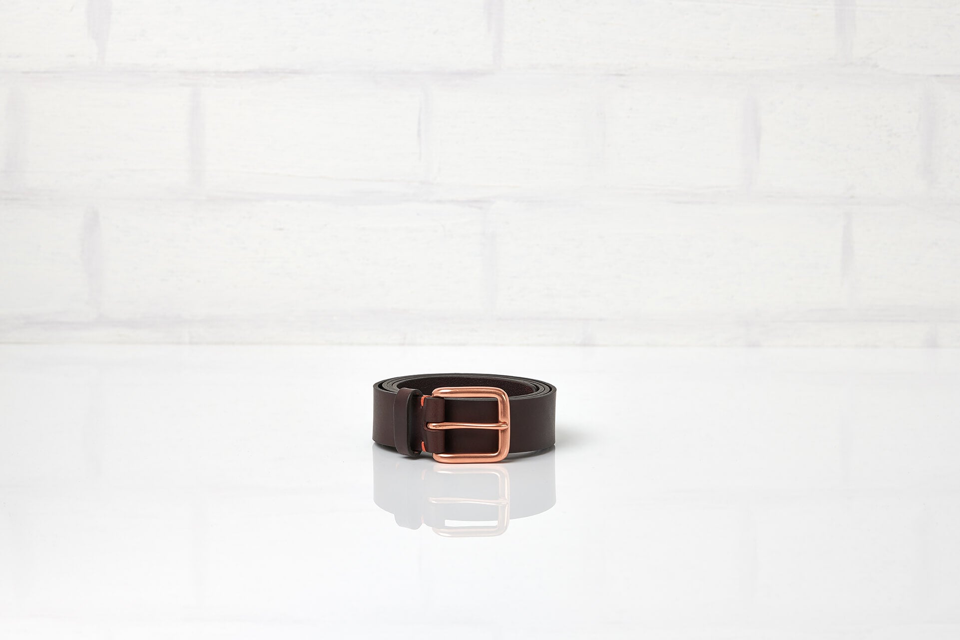 Modernist Belt - Walnut Brown / Copper