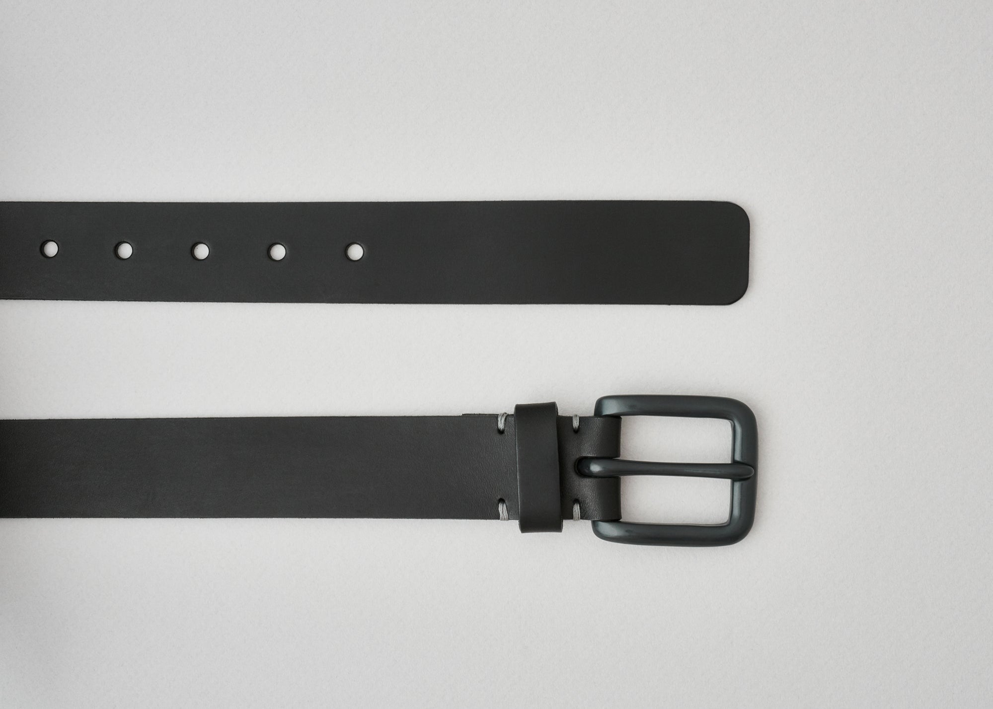 Modernist Belt - Pitch Black / Grey